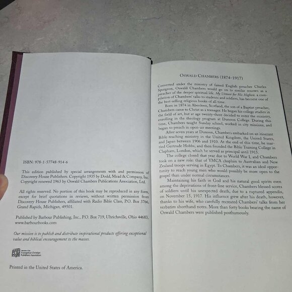 My Utmost For His Highest Daily Devotional - Picture 3 of 4